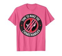 Marvel Studios Deadpool & Wolverine Chimichangas Claw Slash T-Shirt, Herren, Rosa Meliert, 3XL