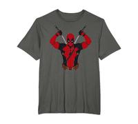 Marvel Studios Deadpool & Wolverine Deadpool Drawing Swords T-Shirt