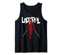 Marvel Studios Deadpool & Wolverine Ladypool mit Schwertern Tank Top, Unisex-Erwachsene, Schwarz, S