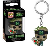 Marvel Studios I am Groot - Groot in Onesie Schlüsselanhänger Funko Pocket POP!