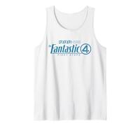 Marvel Studios The Fantastic Four: First Steps Movie Logo Tank Top