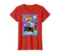 Marvel Studios X-Men ’97 Storm Retro Trading Card T-Shirt, Damen, Rot, XL