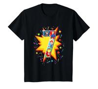 Marvel Super Heroes 7th Birthday Graphic T-Shirt, Kinder, Schwarz, 104
