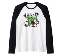 Marvel Super Heroes Avengers Hulk Groovy Wavy Name Raglan
