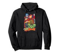 Marvel Super Heroes Avengers SD Heroes Chibi Japan Kawaii Pullover Hoodie