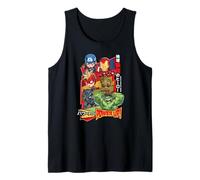Marvel Super Heroes Avengers SD Heroes Chibi Japan Kawaii Tank Top