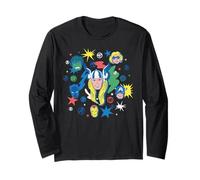 Marvel Super Heroes Avengers Thor Big Face Retro Langarmshirt