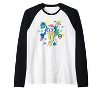 Marvel Super Heroes Avengers Thor Big Face Retro Raglan