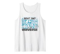 Marvel Super Heroes Best Dad in The Universe Father's Day Tank Top