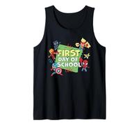 Marvel Super Heroes First Day of School Back to School Tank Top