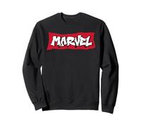 Marvel Super Heroes Graffiti Tag Style Marvel Logo Official Sweatshirt