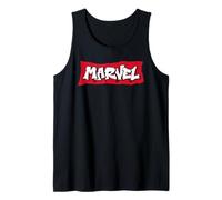 Marvel Super Heroes Graffiti Tag Style Marvel Logo Official Tank Top