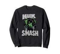 Marvel Super Heroes Hulk Smash Avengers Quote Sweatshirt