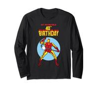 Marvel Super Heroes Iron Man My Invincible 40th Birthday Langarmshirt