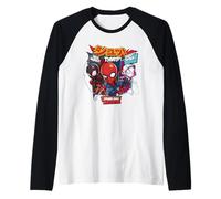 Marvel Super Heroes Spider-Man Trio SD Heroes Kawaii Japan Raglan