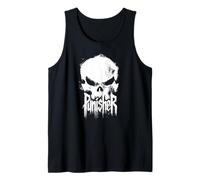 Marvel Television The Punisher: One Last Kill Skull and Logo Tank Top
