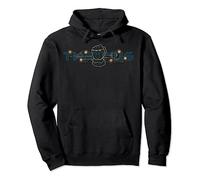 Marvel Thanos Outline Text Logo Pullover Hoodie