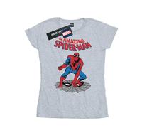 Marvel - "The Amazing Spider-Man" T-Shirt für Damen (Grau) L