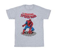 Marvel - "The Amazing Spider-Man" T-Shirt für Damen (Grau) S