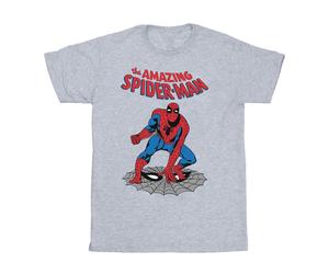 Marvel - "The Amazing Spider-Man" T-Shirt für Damen (Grau) S