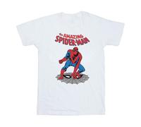 Marvel - "The Amazing Spider-Man" T-Shirt für Damen (Weiß) S