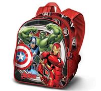 Marvel The Avengers Almighty-Basic Rucksack, Rot, 30 x 38 cm, Kapazität 13 L