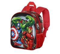 Marvel The Avengers Almighty-Elite 3D Rucksack, Rot, 25 x 30 cm, Kapazität 7 L