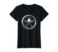 Marvel The Falcon and The Winter Soldier Bucky Barnes Icon T-Shirt, Damen, Schwarz, S