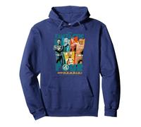 Marvel The Fantastic Four: First Steps Fantastic 4 & Herbie Pullover Hoodie, Unisex für Erwachsene, Marineblau, XL