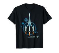 Marvel The Fantastic Four: First Steps FF Spacecraft T-Shirt