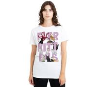 Marvel The Flerkittens Ladies T Shirt, White, Large