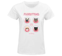 Marvel The Flerkittens WOMAVLSTS010 Damen T-Shirt, Weiß, Größe S, weiß, Small