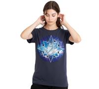 Marvel Women's The Galaxy Logo Ladies, Deep Navy T-Shirt, XL