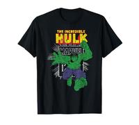 Marvel The Incredible Hulk Retro Comic Book Stamp Logo T-Shirt