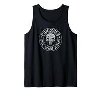 Marvel The Punisher One Man Army White Tank Top