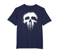 Marvel The Punisher Scary Grungy Skull Logo Graphic T-Shirt, Herren Große Größen, Marineblau, 3X Tall