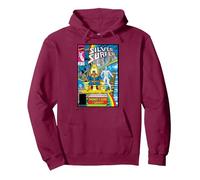 Marvel The Silver Surfer Thanos's Guide to The Galaxy Comic Pullover Hoodie, Unisex für Erwachsene, Kastanienbraun, M