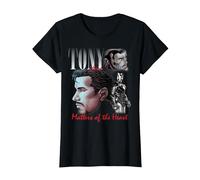 Marvel Tony Stark Homage Poster T-Shirt, Damen, Schwarz, 3XL