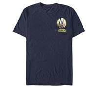 Marvel Unisex Avengers Classic Strange Badge Organic Short Sleeve T-shirt, Navy Blau, XXL