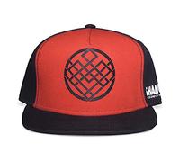 Marvel Unisex Crest Logo Baseballkappe, schwarz/red, One Size