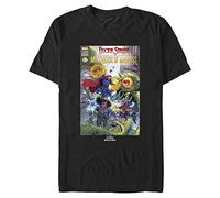 Marvel Unisex Doctor Strange in The Multiverse Of Madness Modern Comic Cover Organic Short Sleeve T-shirt, Schwarz, S