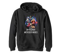 Marvel Unisex Kinder Poster Group Hoodie, Schwarz, M
