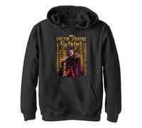 Marvel Unisex Kinder Strange Glyphs Hoodie, Schwarz, M