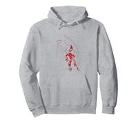 Marvel Universe Daredevil Painting Pullover Hoodie, Unisex für Erwachsene, Grau Meliert, L
