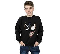 Marvel Universe Jungen Venom Split Face Sweatshirt Schwarz 7-8 Years