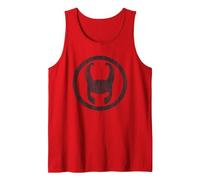 Marvel Universe Loki Icon Tank Top, Herren, Rot, S