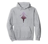 Marvel Universe Scarlet Witch Silhouette Pullover Hoodie, Unisex für Erwachsene, Grau Meliert, XXL