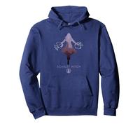Marvel Universe Scarlet Witch Silhouette Pullover Hoodie, Unisex für Erwachsene, Marineblau, M