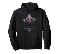 Marvel Universe Scarlet Witch Silhouette Pullover Hoodie, Unisex für Erwachsene, Schwarz, M