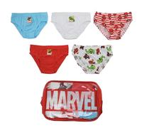Marvel Unterwäsche-Set mit Kulturbeutel - Weiche und atmungsaktive Baumwollunterwäsche für Mädchen, verstellbare und Bequeme Disney-Höschen, 4-5 Jahre